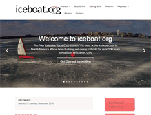 Tablet Screenshot of iceboat.org